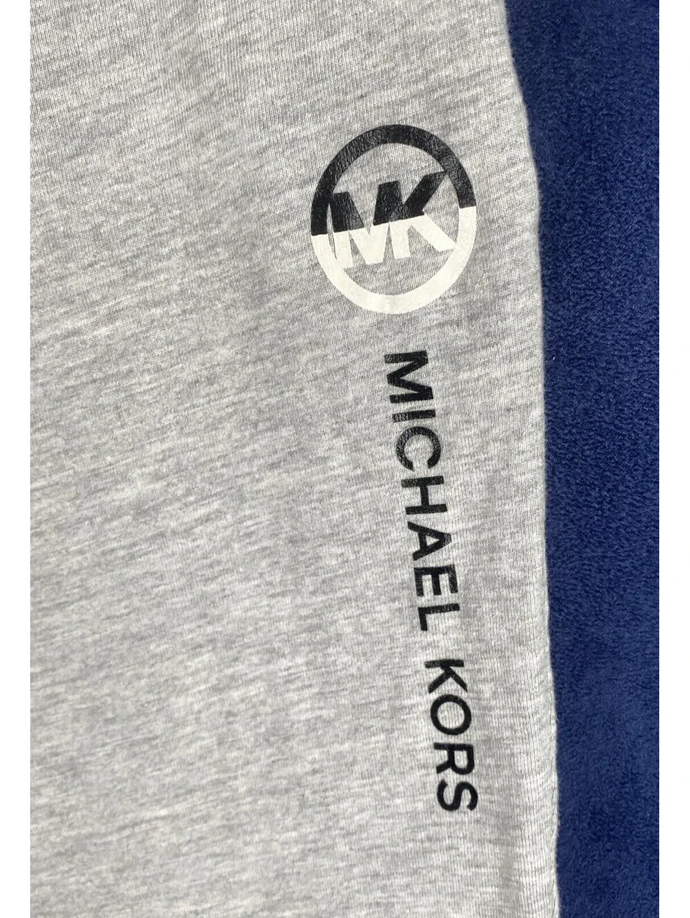 Michael Kors Men’s Athletic Drawstring Pants Large  Light Gray